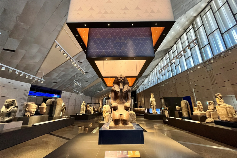 Cairo + Grand Egyptian Museum from Marsa Alam